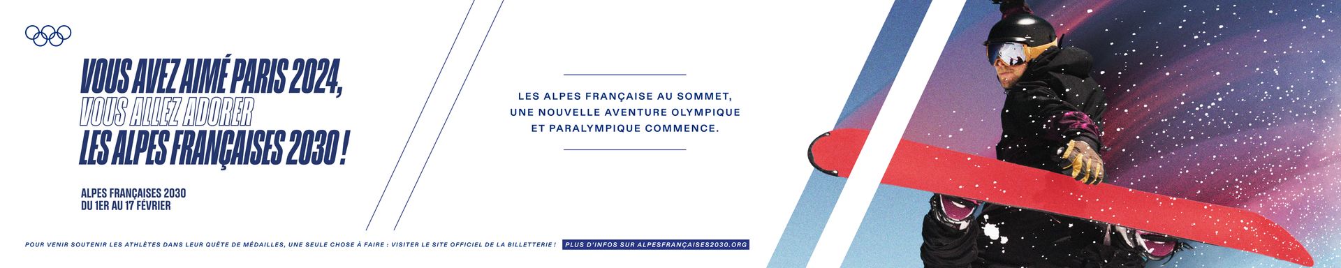 Alpes 2030 — Déclinaison bannière web