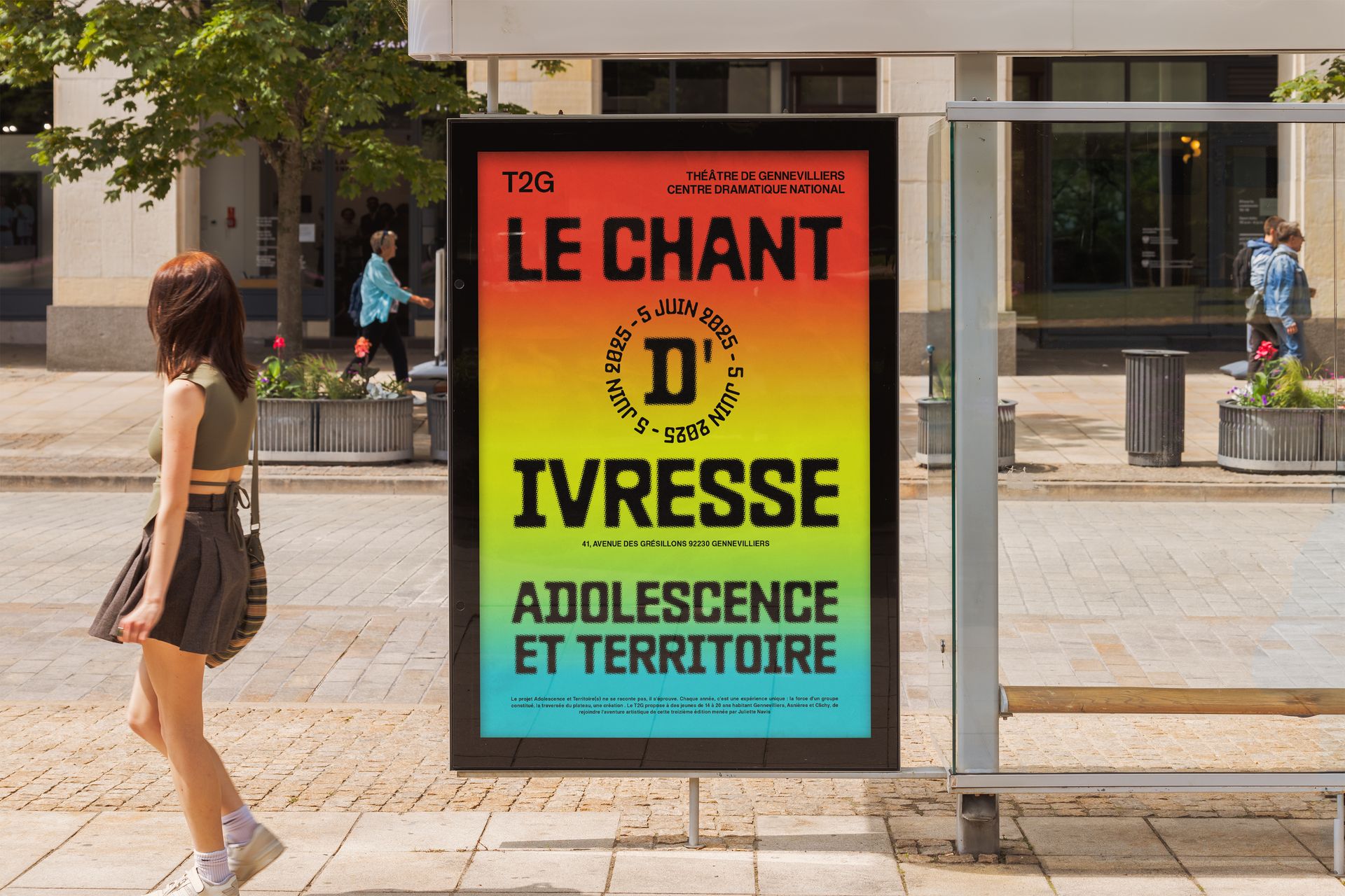 T2G — Mockup affiche citylight