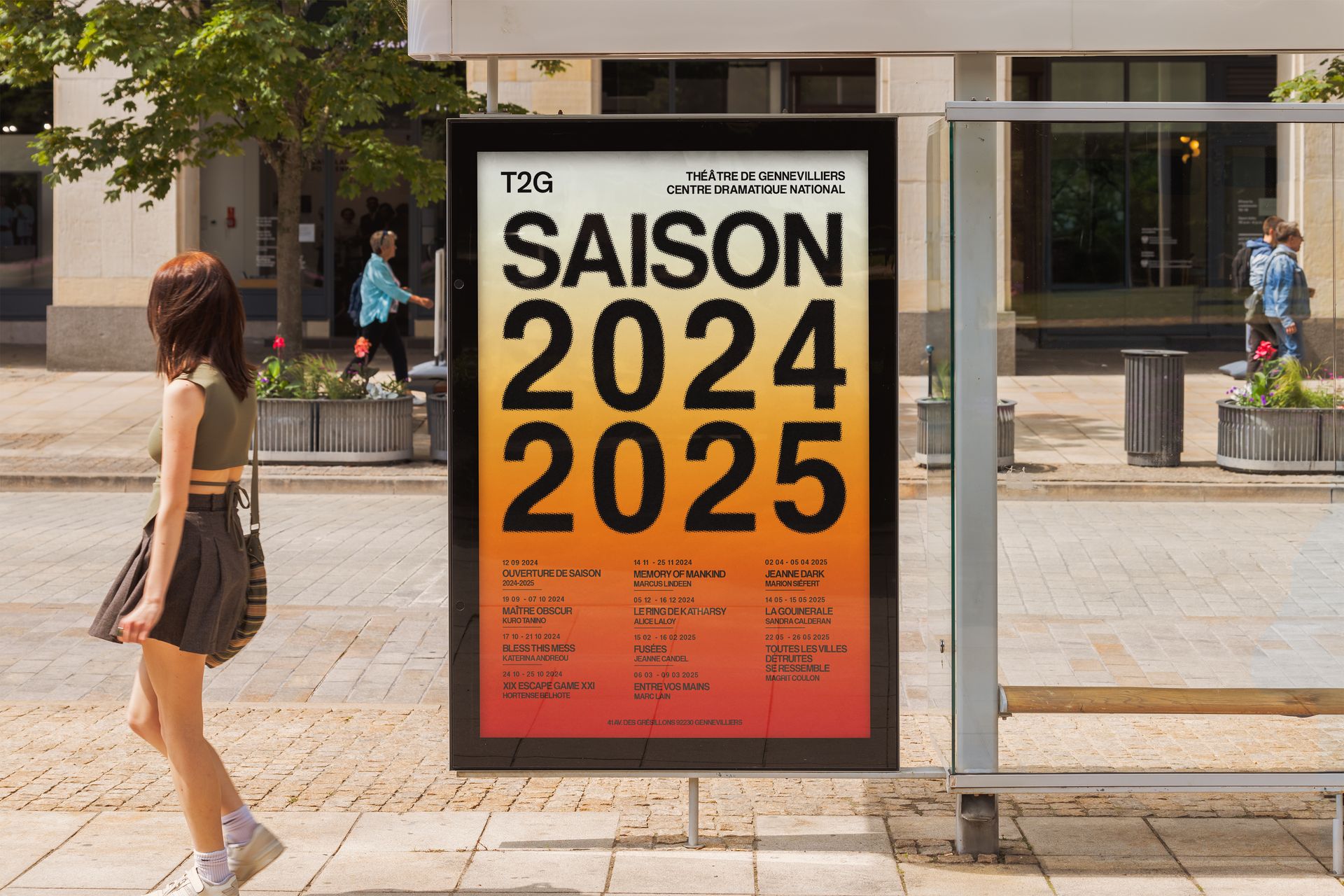 T2G — Mockup affiche mise en situation