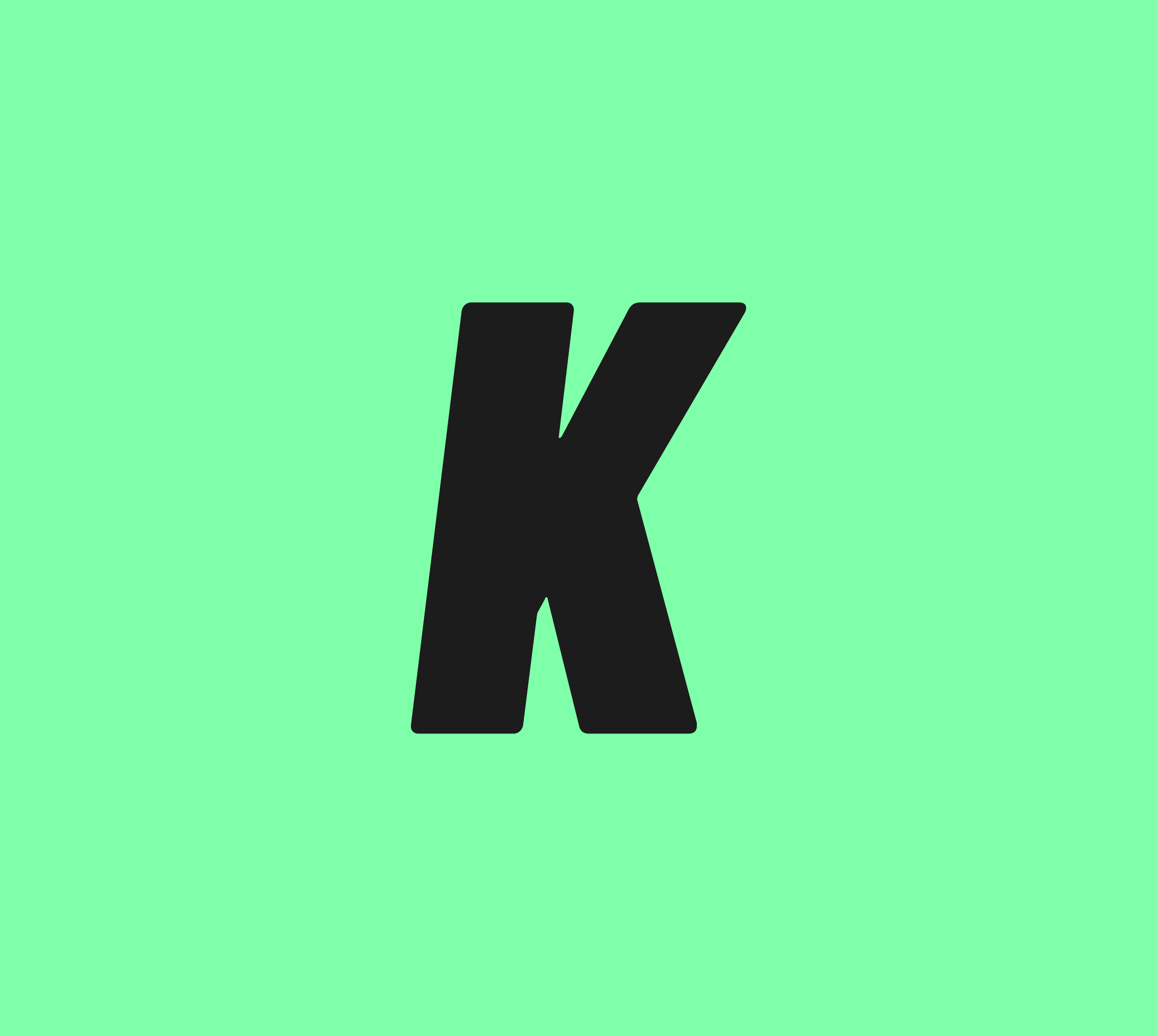 KICK-OFF — Logo sur fond vert