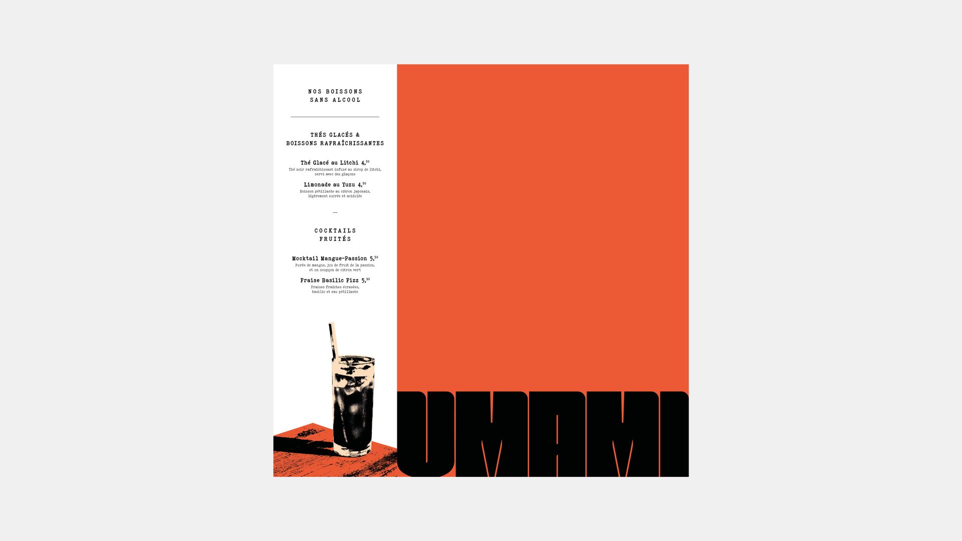 UMAMI — Logo et typographie